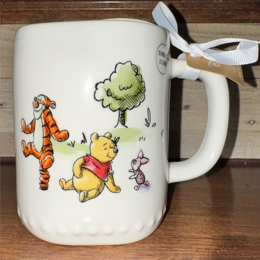 Cute 🥰 Rae Dunn Disney Winnie The Pooh LIFE IS FULL OF UPS AND DOWNS Mug Tigger